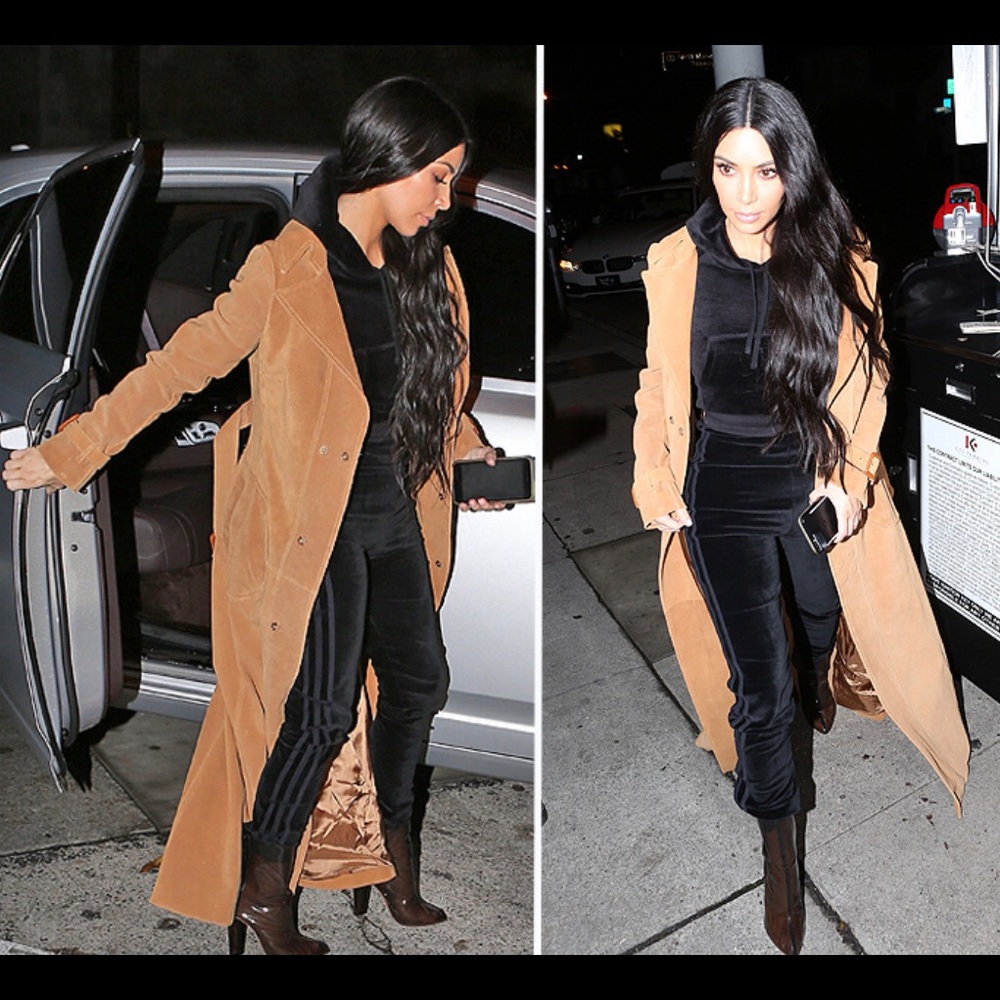 💎 Genuine suede trench coat mint condition 💎